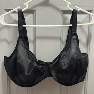 SOMA Unbelievable Lift Perfect Coverage Sheer Black Underwire Unlined Bra Sz 40G